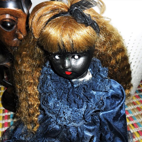 Altered Porcelain Doll - Picture 2 of 2